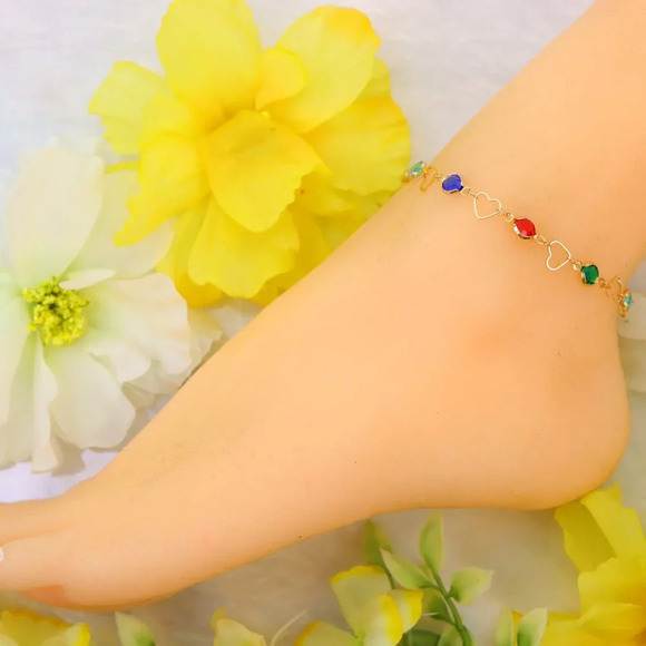 Minimalist Anklet, Sleek & Modern Design, Women’s Fashion, YC110479-A - Picture 6 of 10